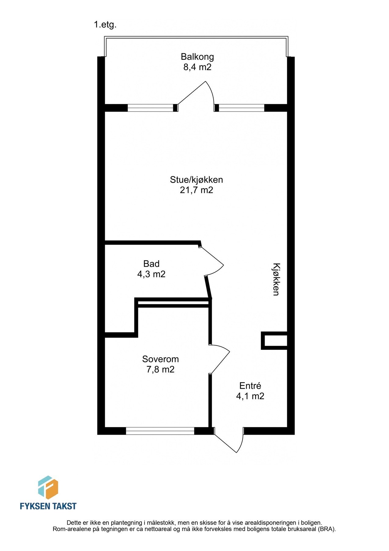 Planskisse. Galleribilde