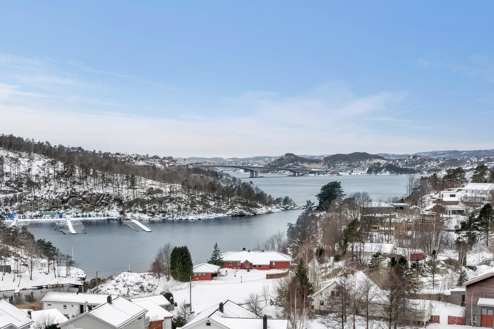 Flott sjøutsikt Galleribilde