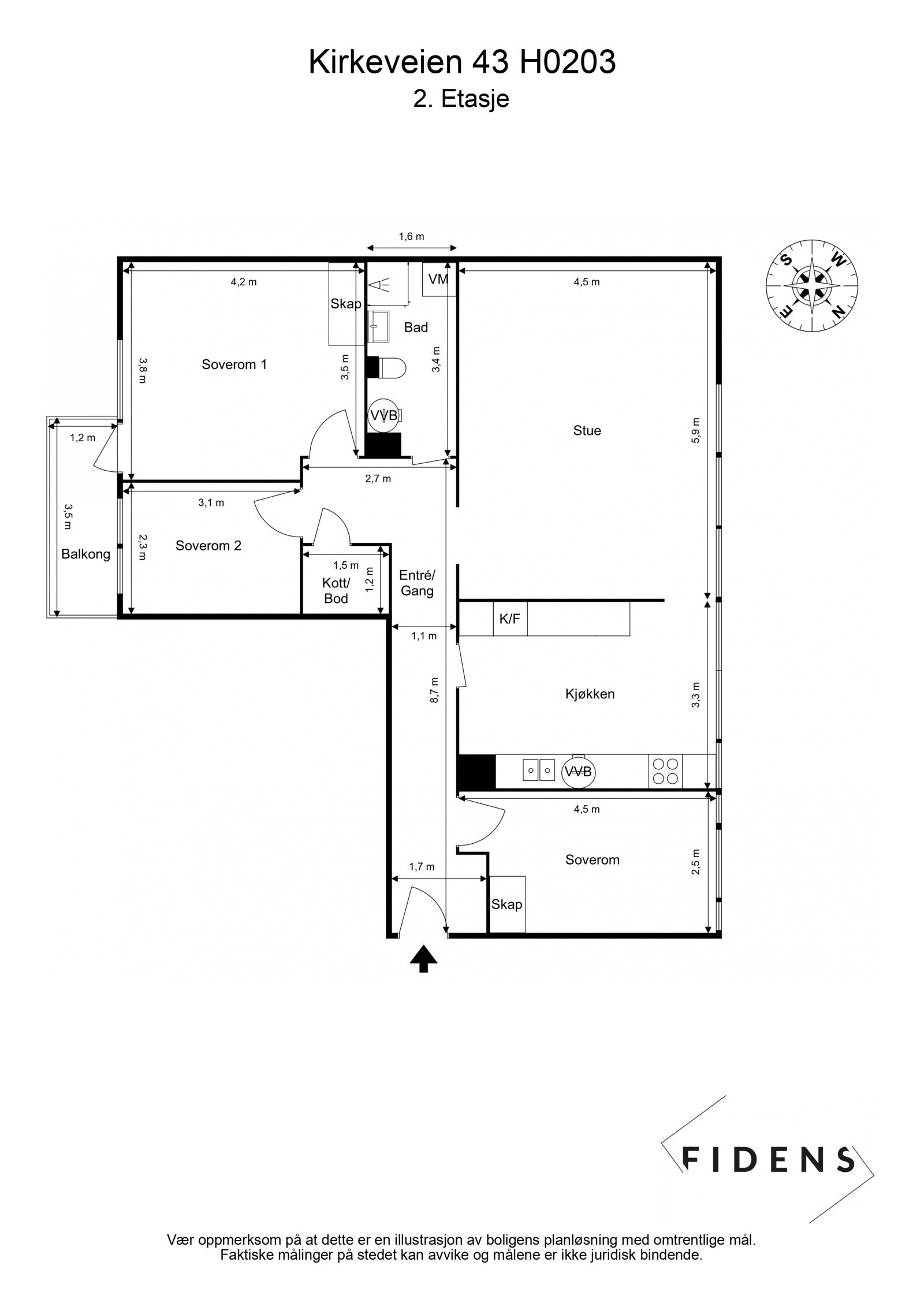 Plantegning. Galleribilde