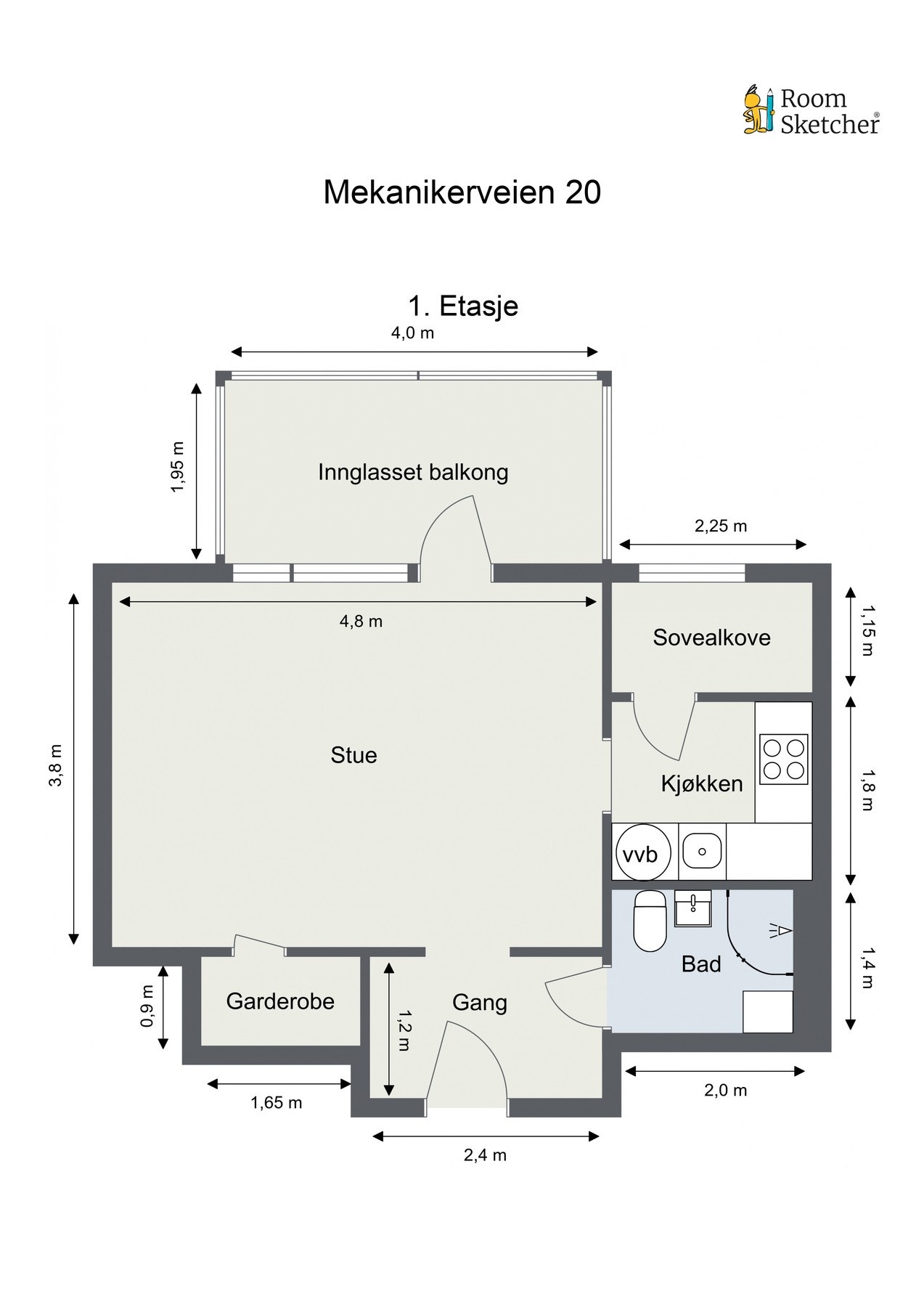 Planskisse. Galleribilde