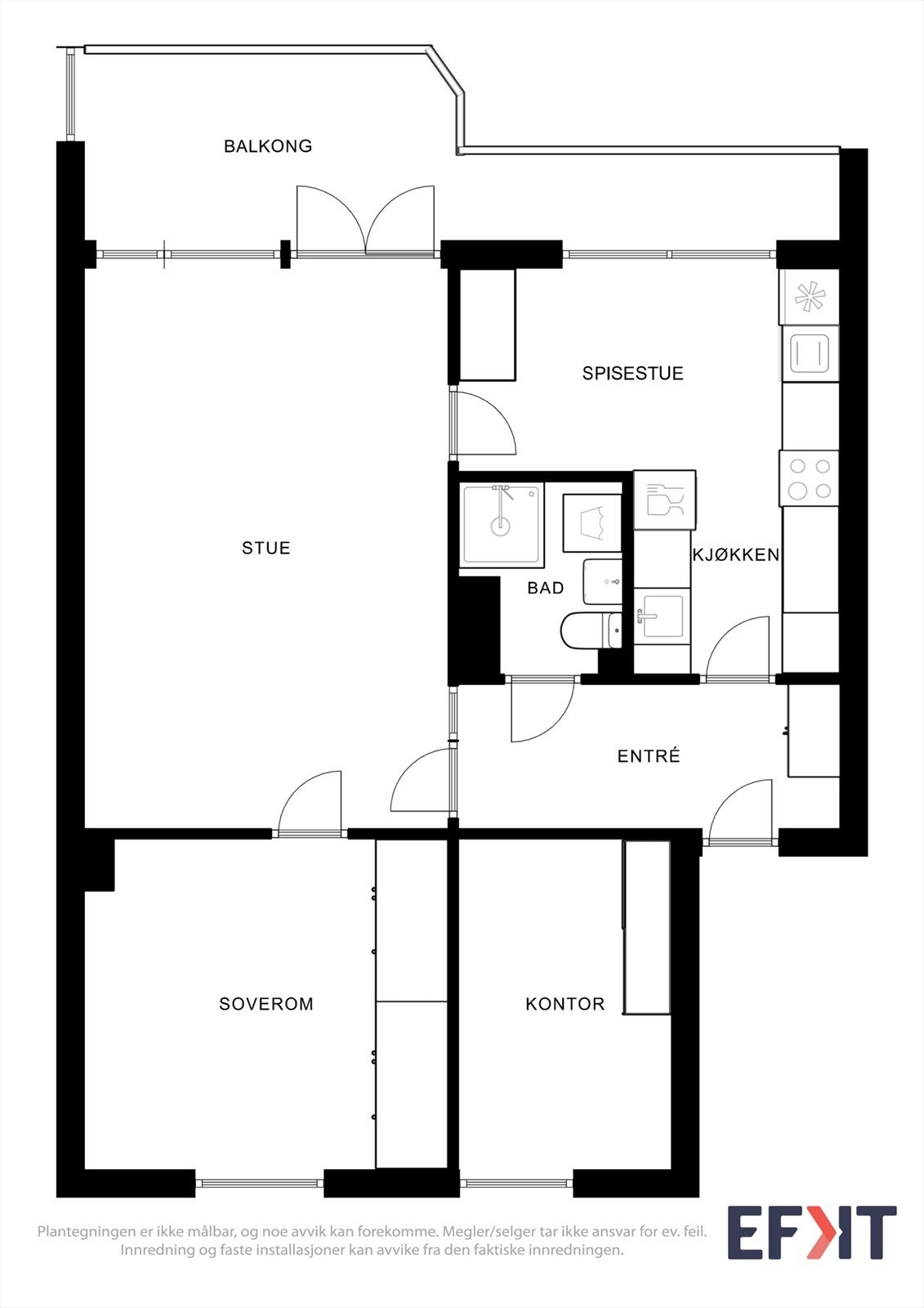 Plantegning Galleribilde