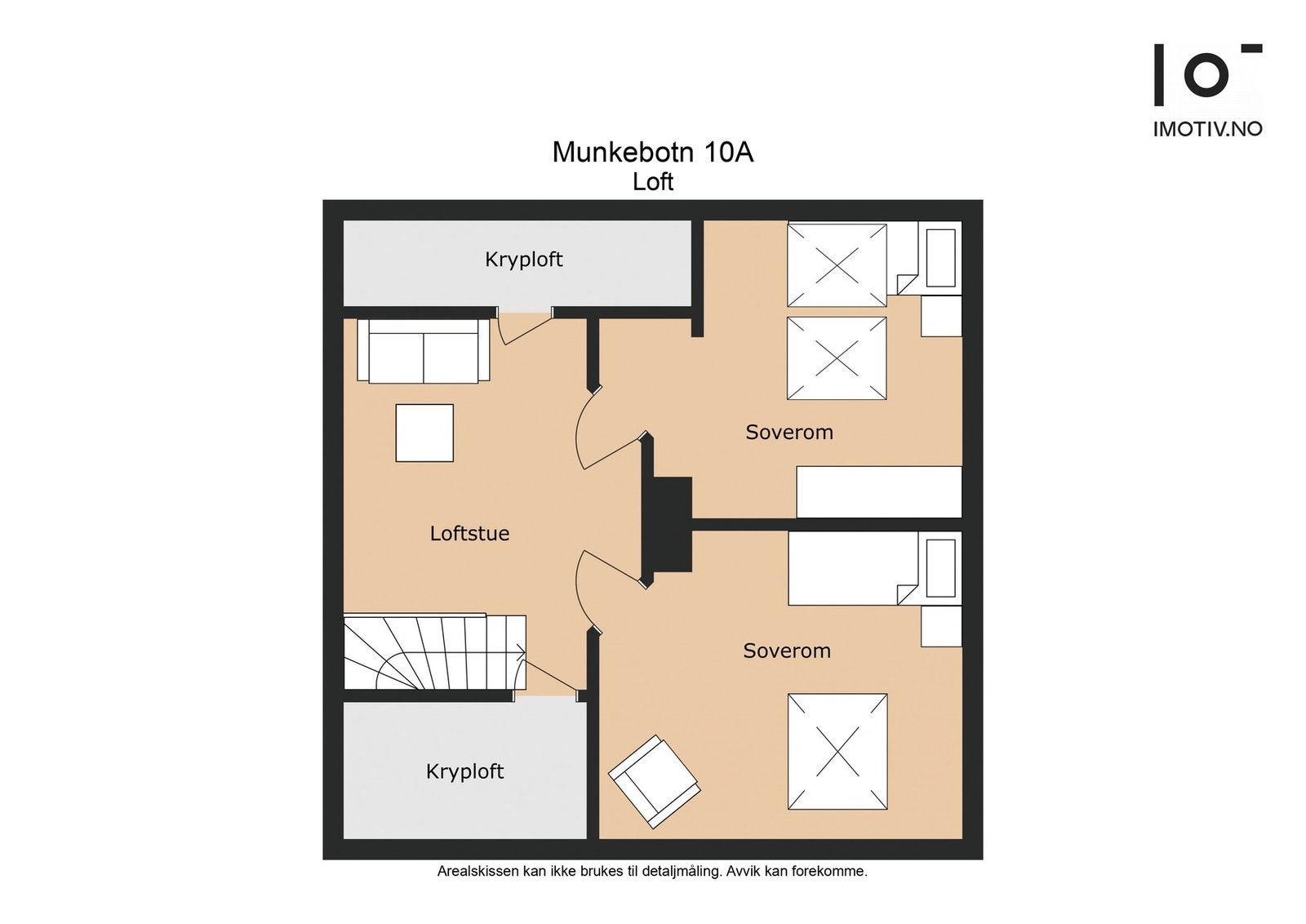 Planløsning loft Galleribilde