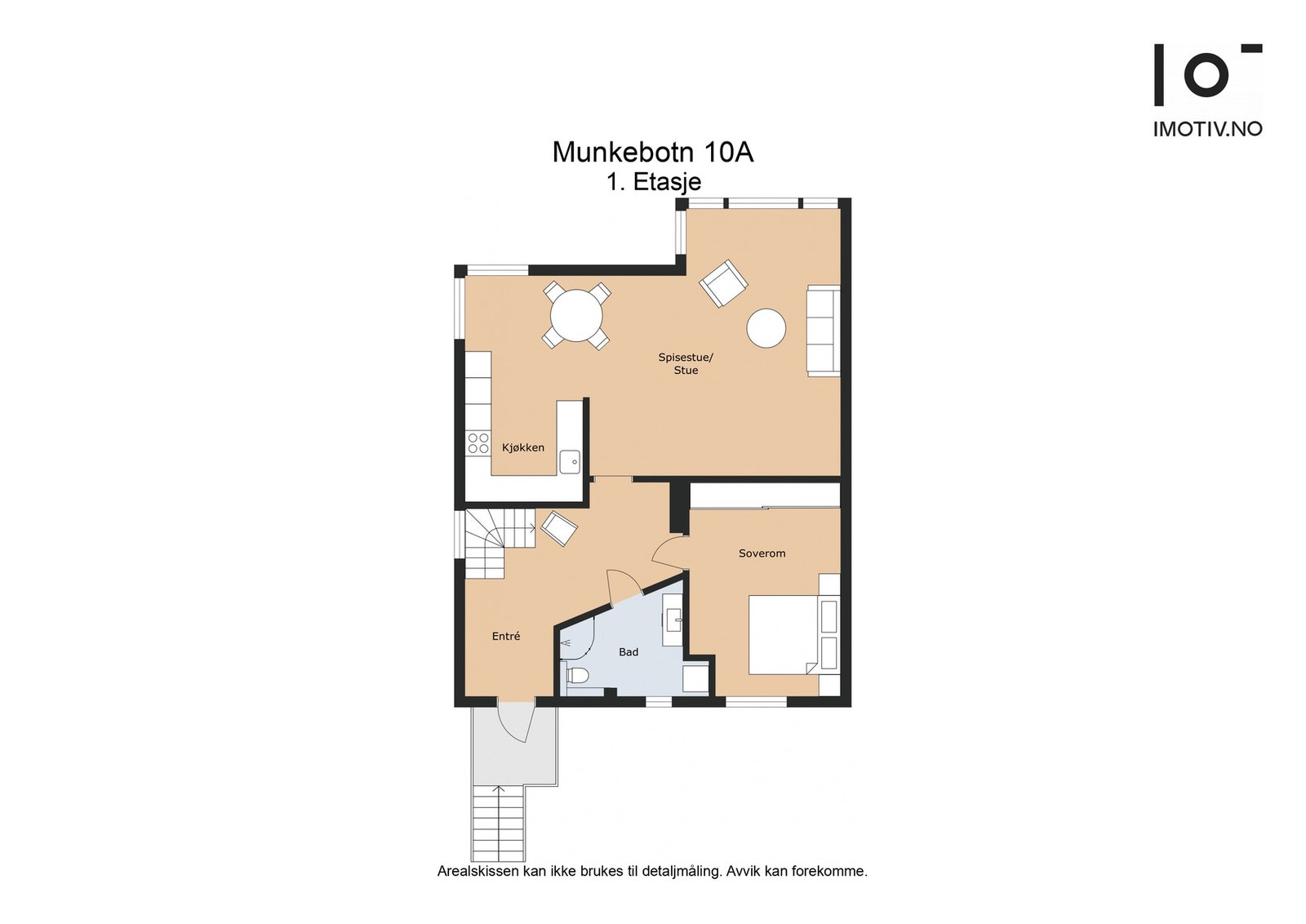 Planløsning hovedetasje Galleribilde