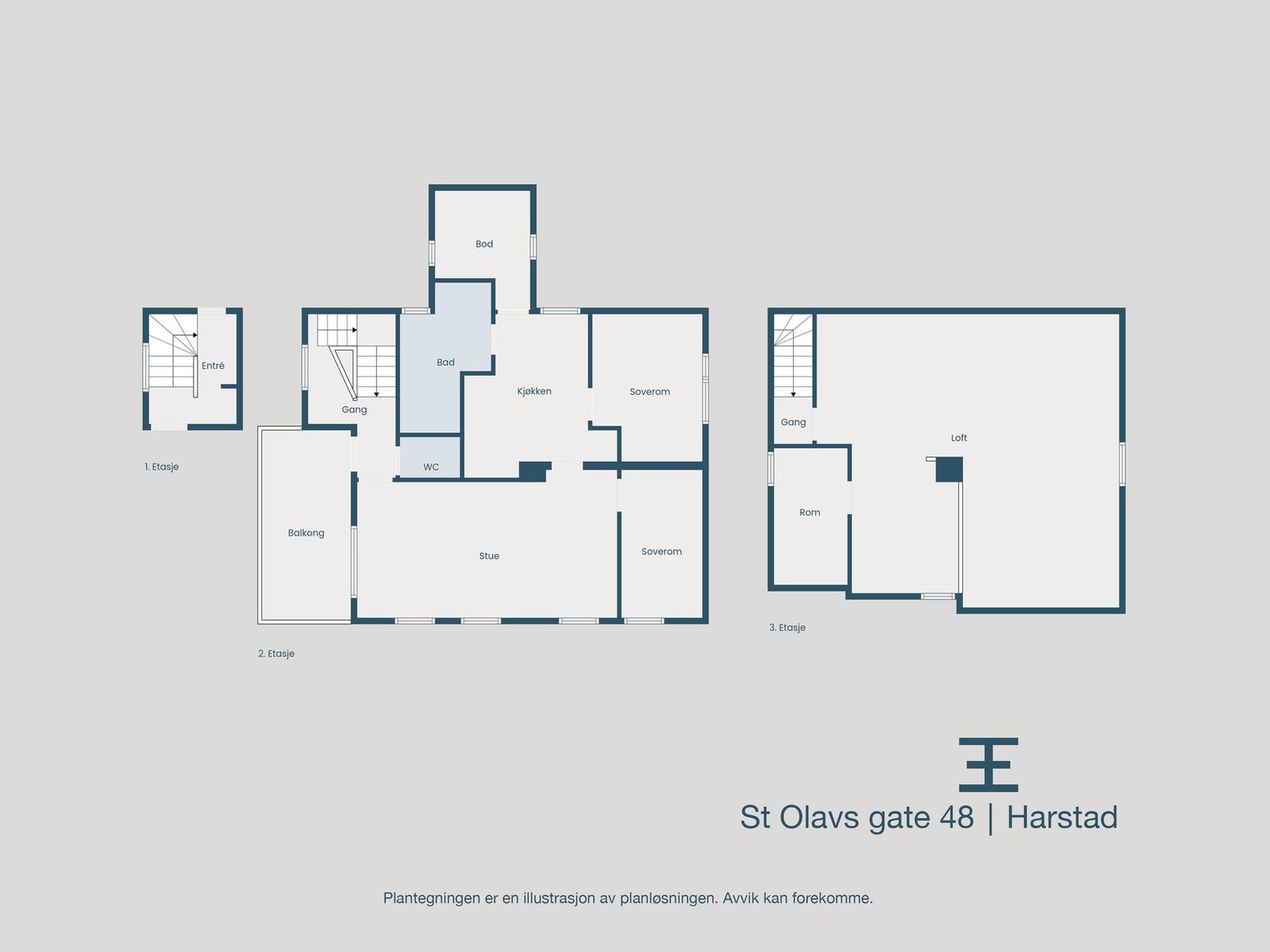 Plantegninger samlet Galleribilde