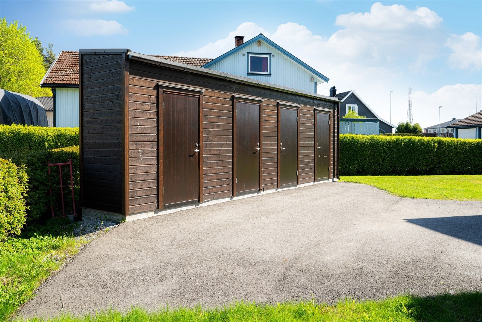 Utvendig sportsbod medfølger Galleribilde