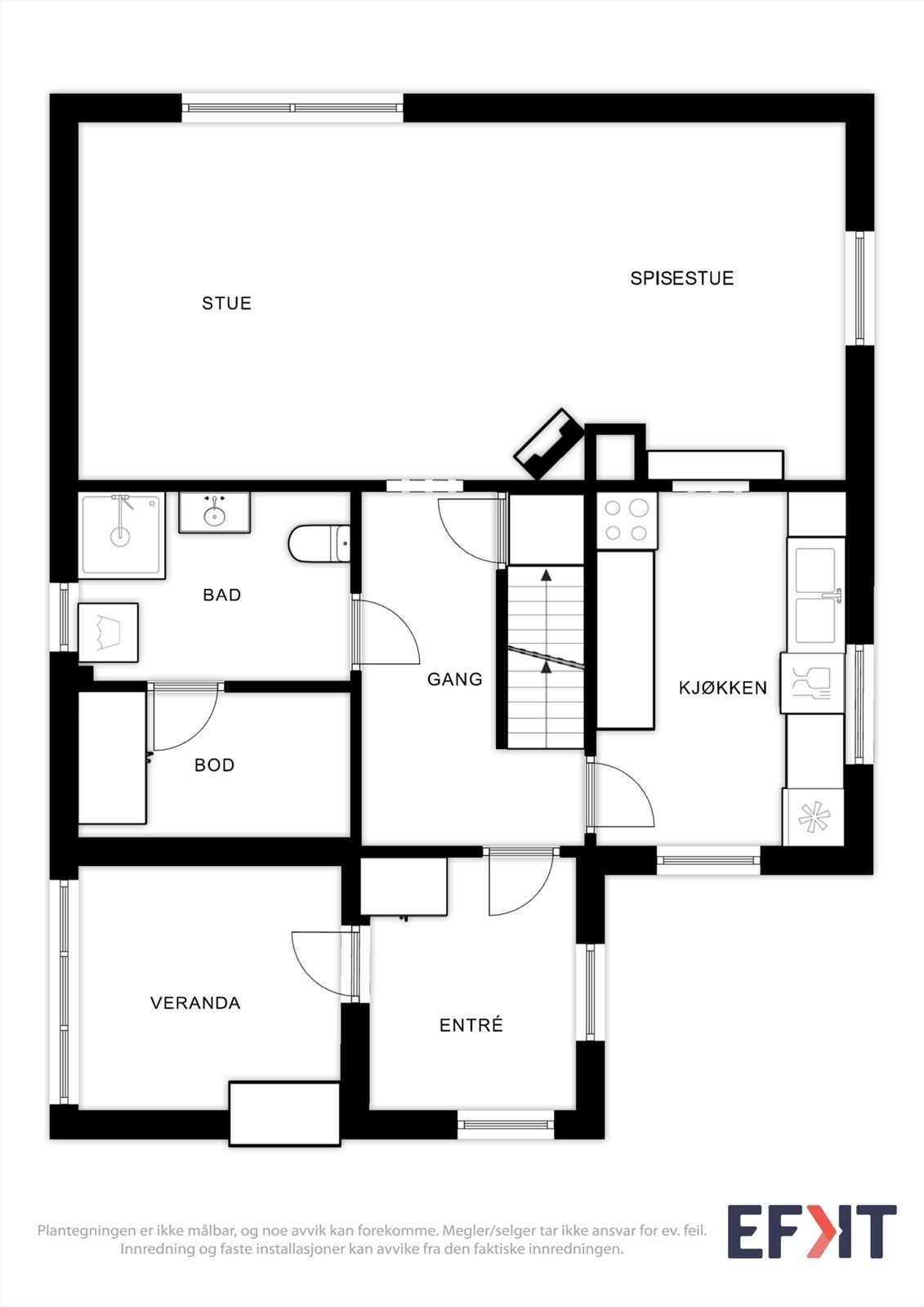 Plantegninger 1.etasje Galleribilde