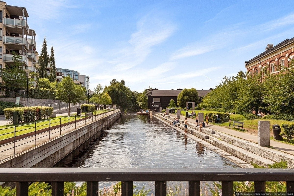 Badedammen i Nydalen Galleribilde