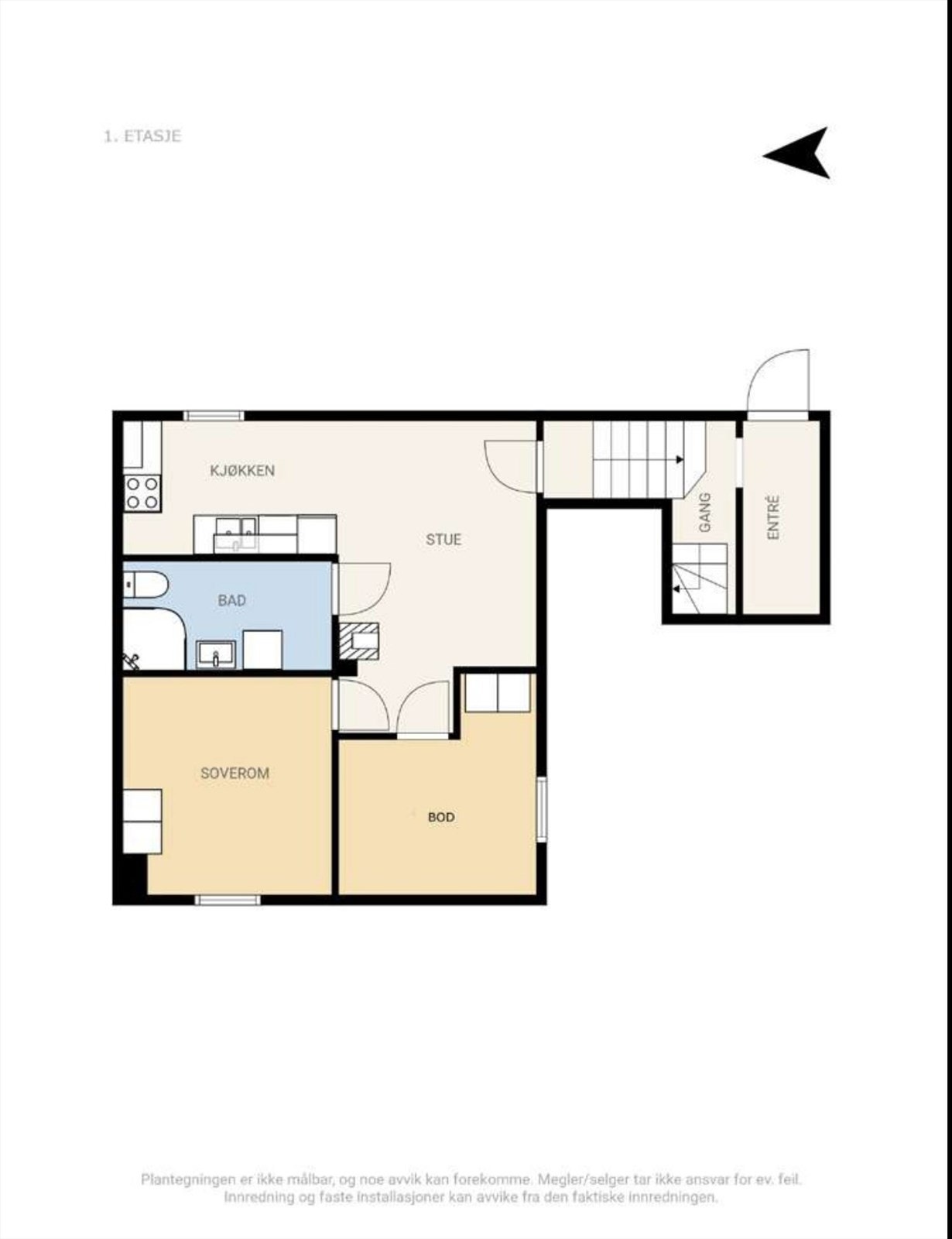 Plantegning Galleribilde