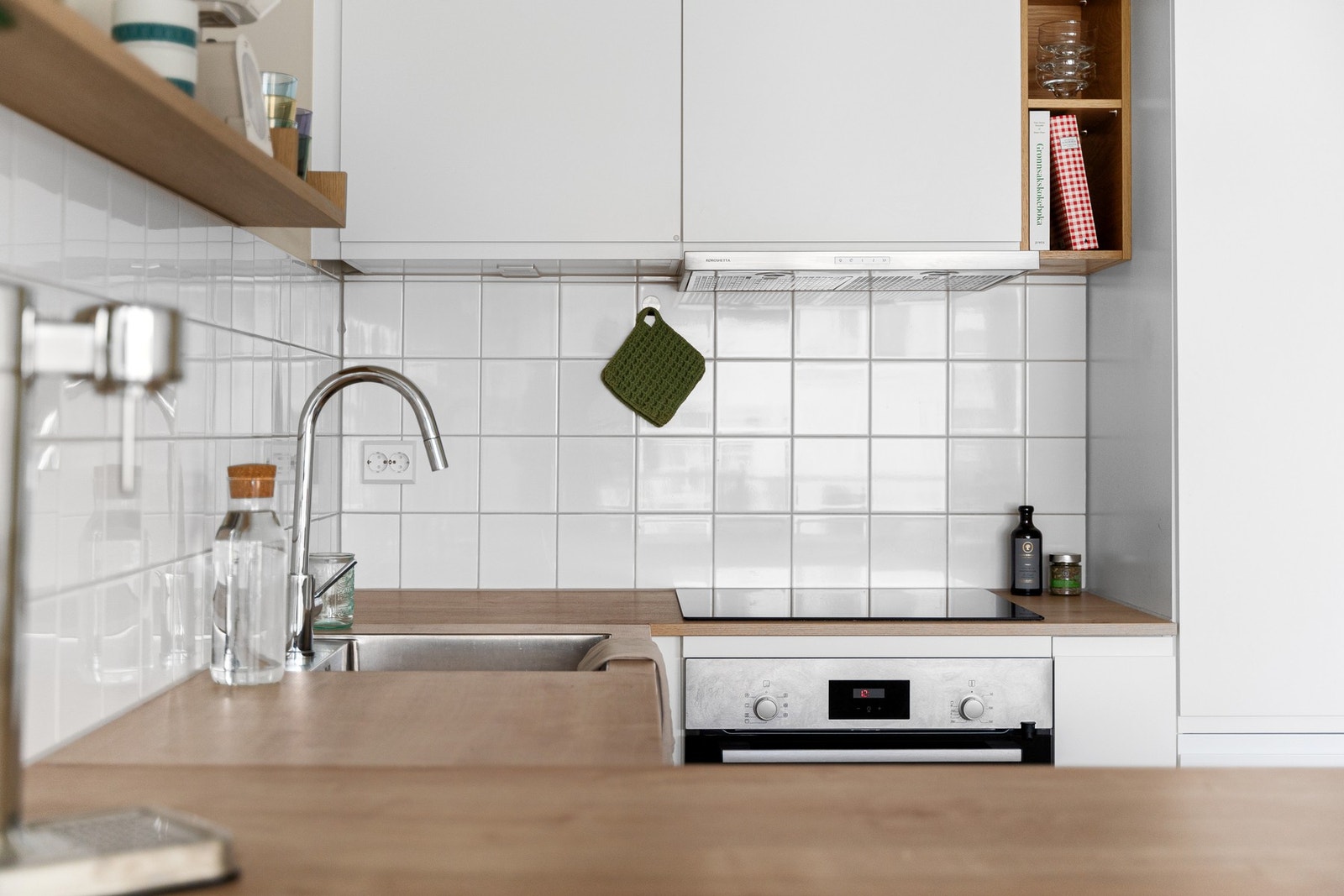 Alle hvitevarer er integrerte og medfølger i handelen. Galleribilde