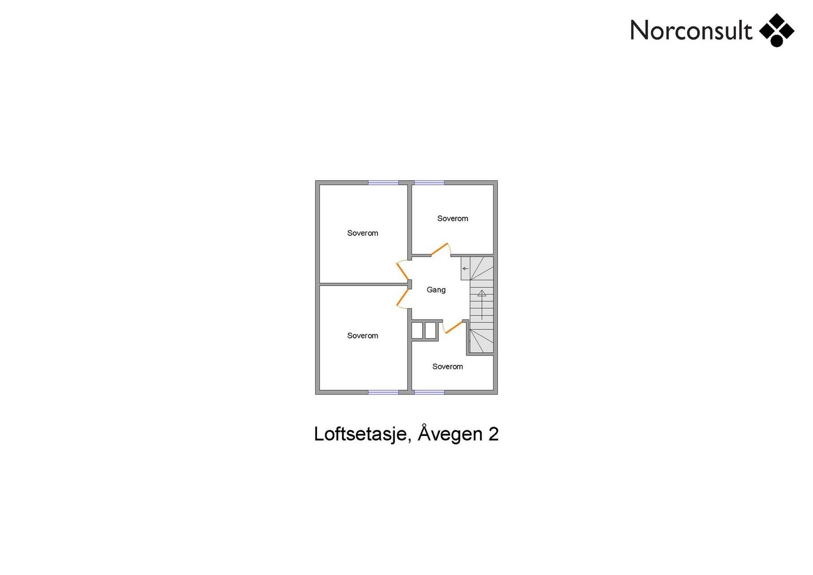 Planskisse - 2.etasje Galleribilde