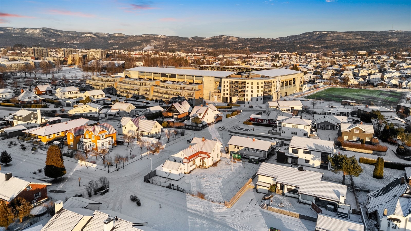 Dronefoto Galleribilde