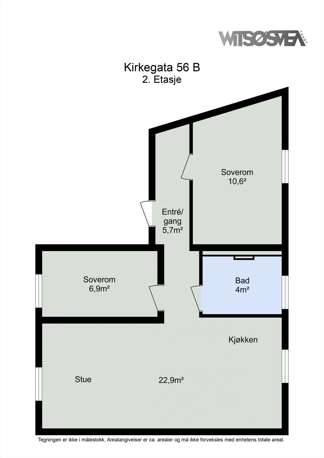 Planskisse 2. etasje Galleribilde