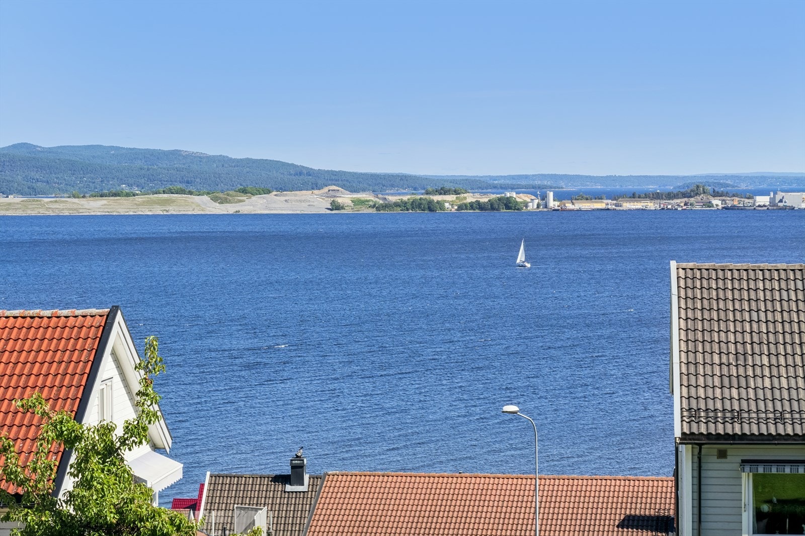 Utsiktsbilde fra balkong. Galleribilde