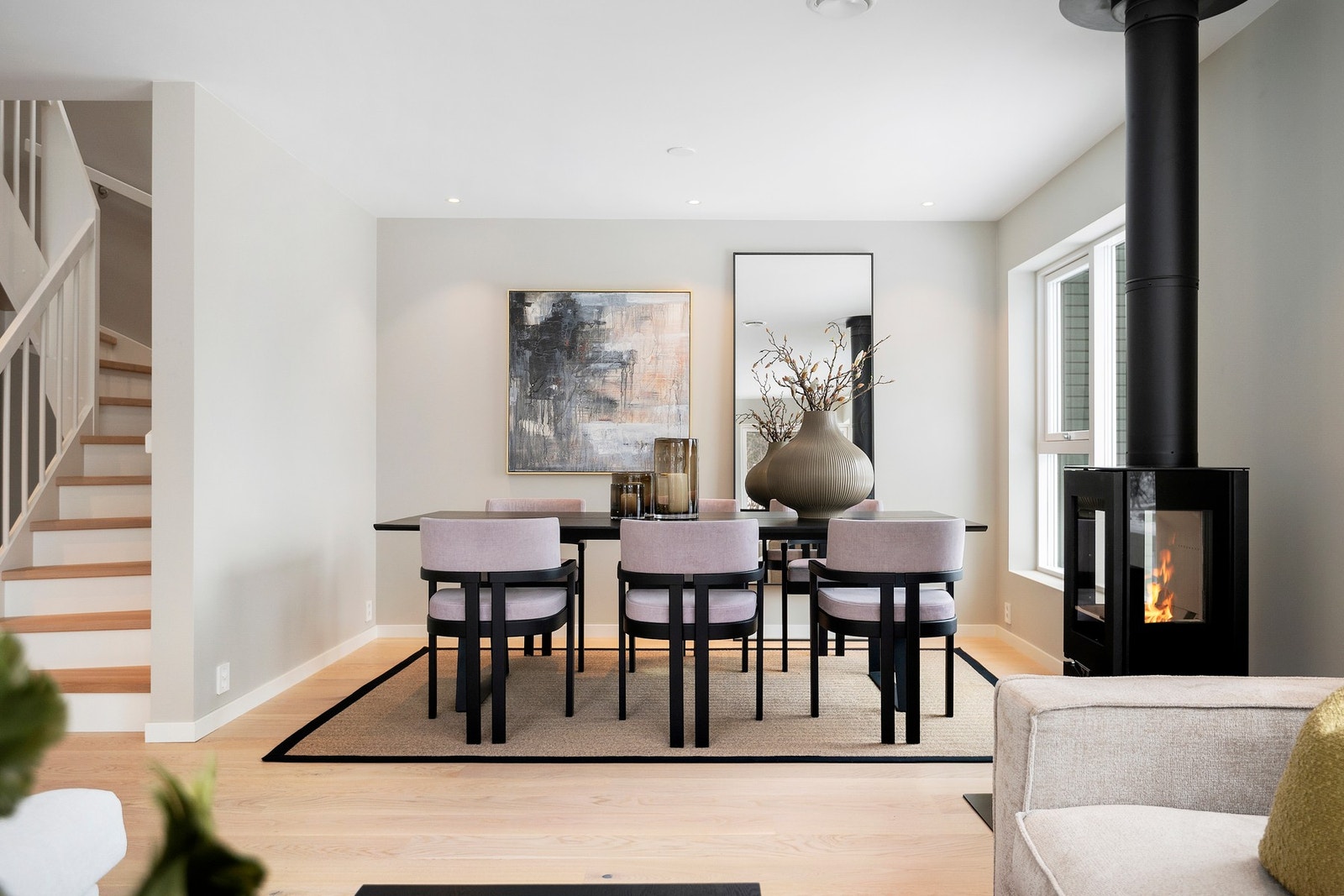 Peisovnen avgir god varme. Galleribilde