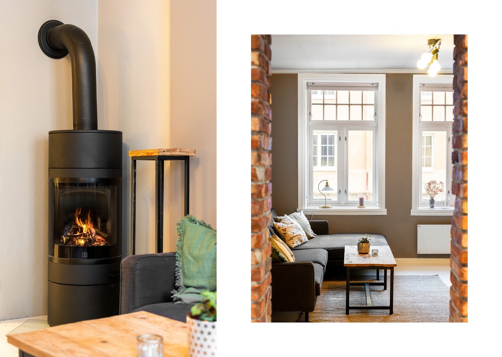 Peisovnen bidrar til behagelig varme gjennom året. Galleribilde