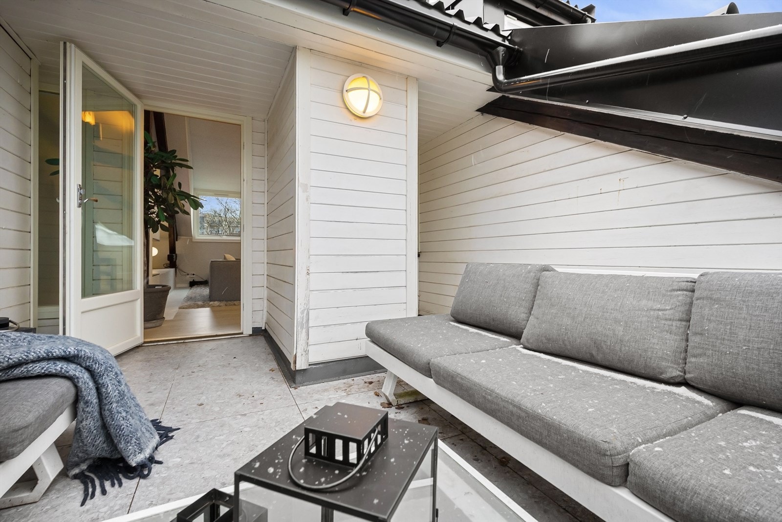 Terrassen er sydvendt med gode solforhold. Galleribilde