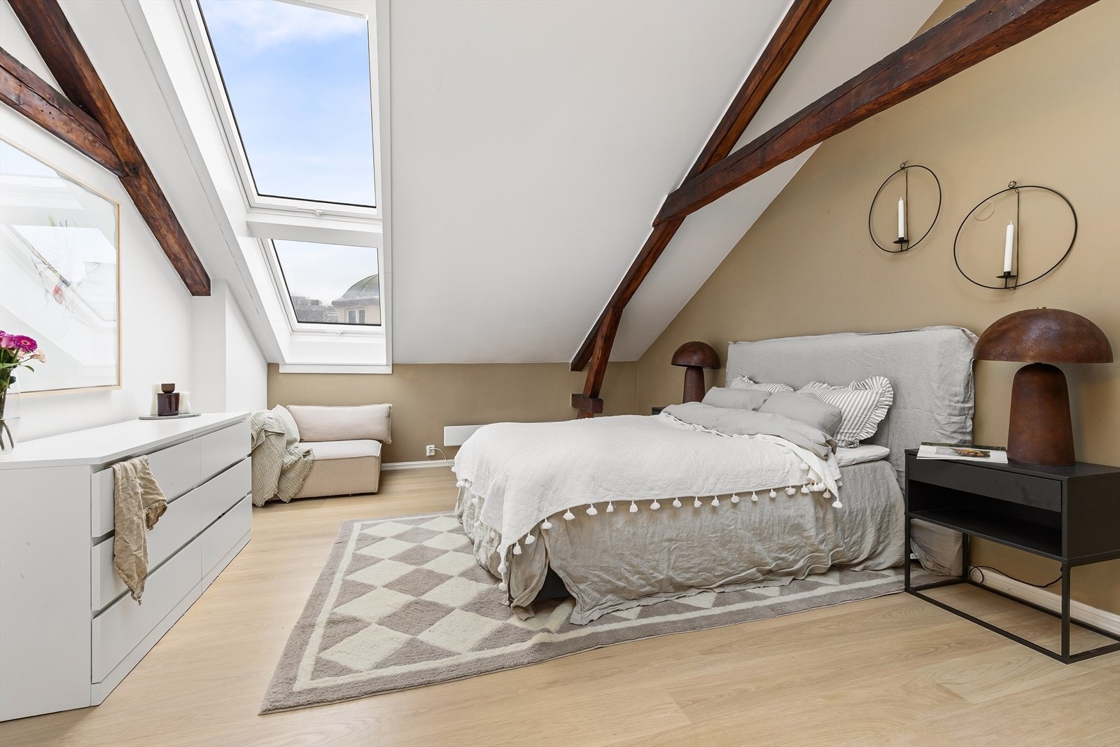 Soverommet oppleves svært privat uten innsyn. Galleribilde