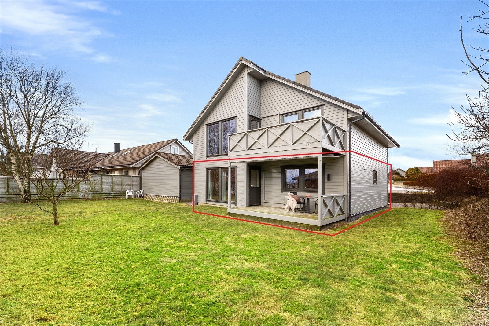 Monica Mørk Aase i EiendomsMegler1 Jærmegleren presenterer Solvegen 2A på Vigrestad.
Foto: Asle Haukland. Galleribilde