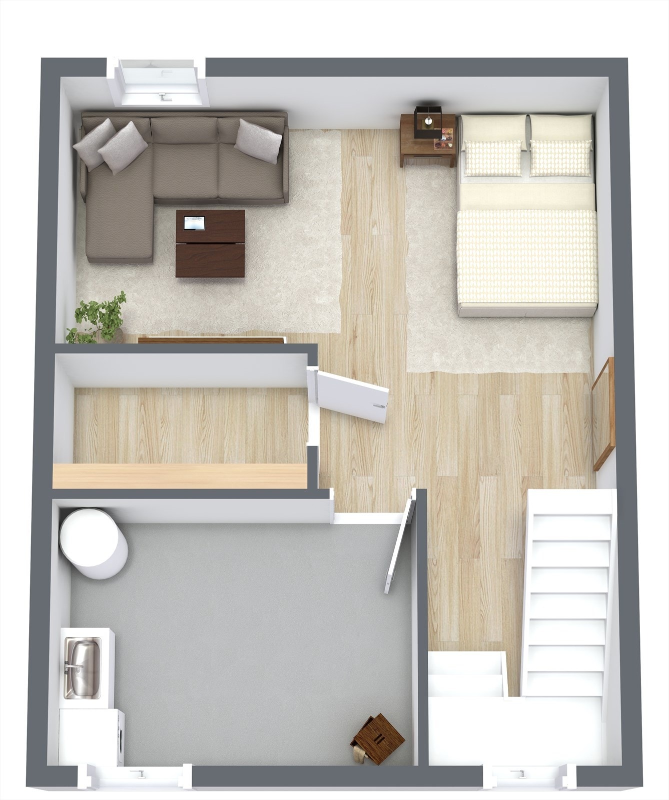 Planskisse kjeller Galleribilde