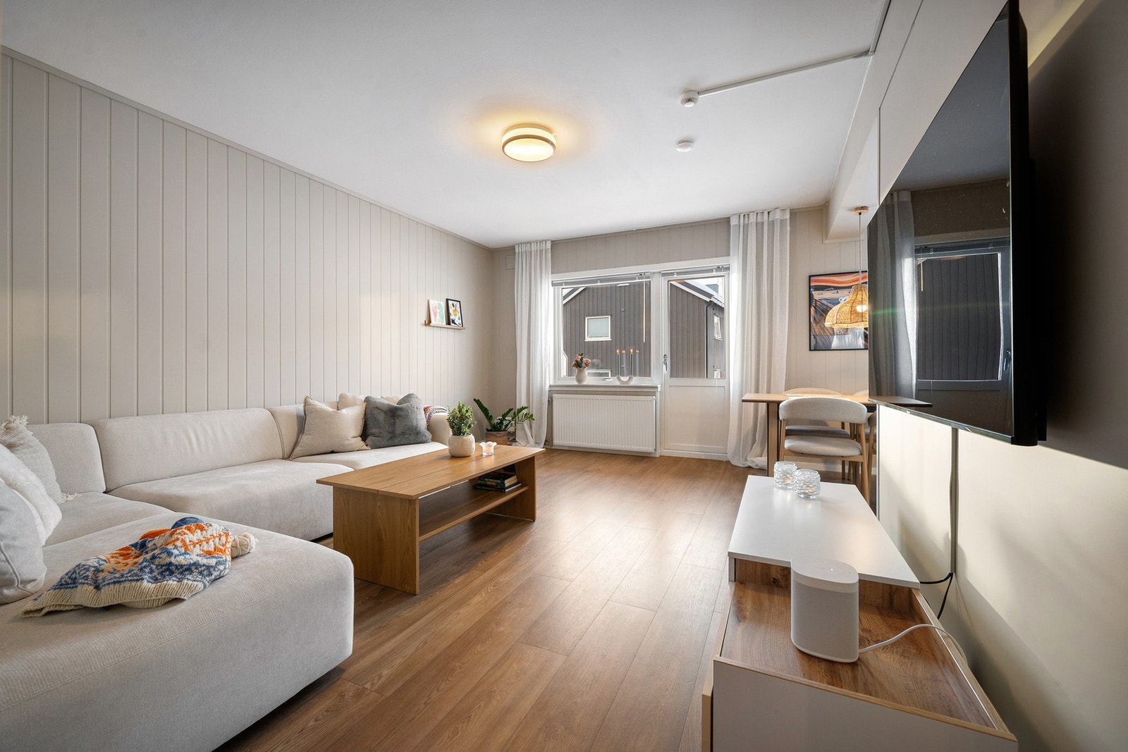 Koselig sofaområde i stuen Galleribilde