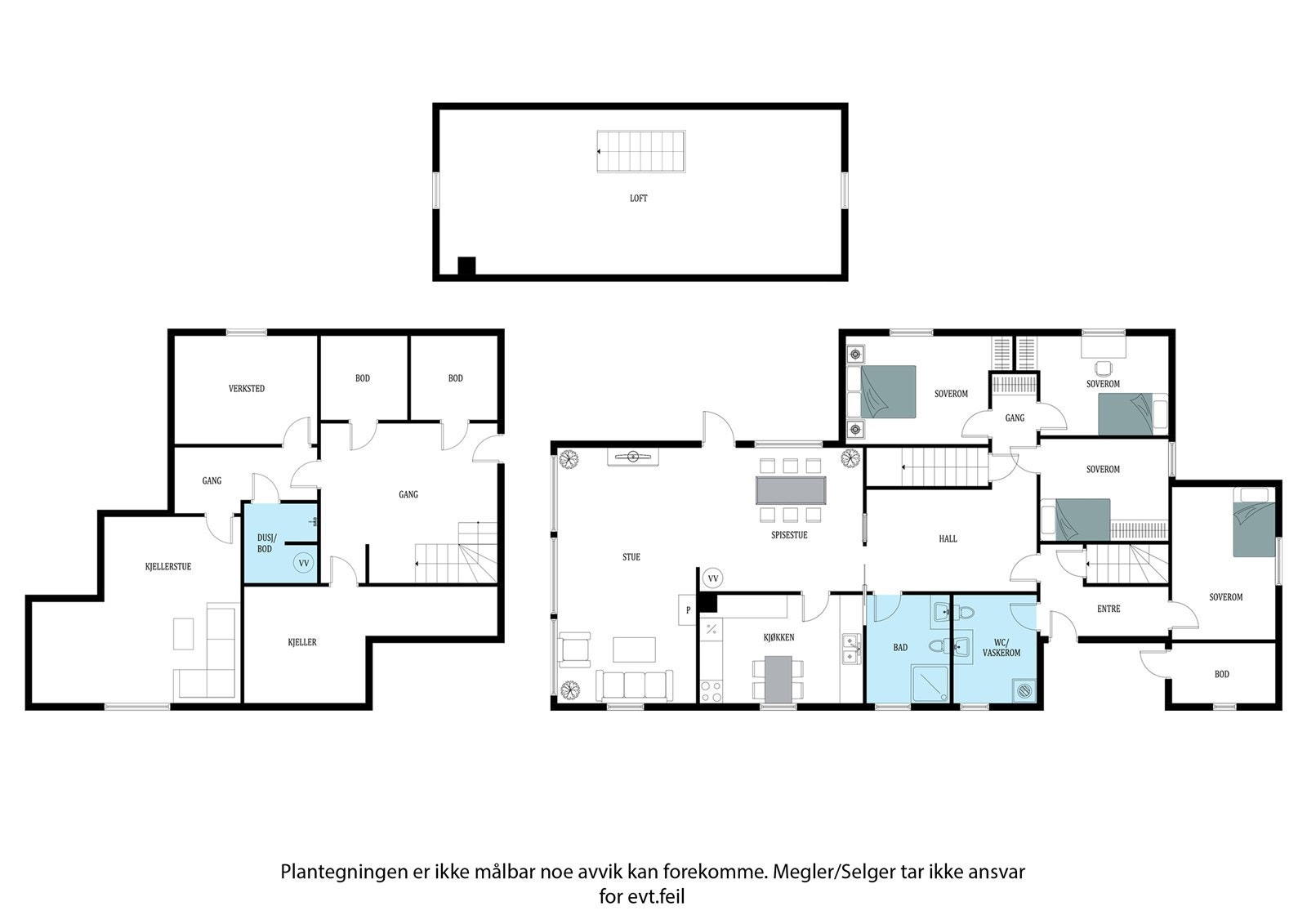 Plantegning - ikke målbar Galleribilde