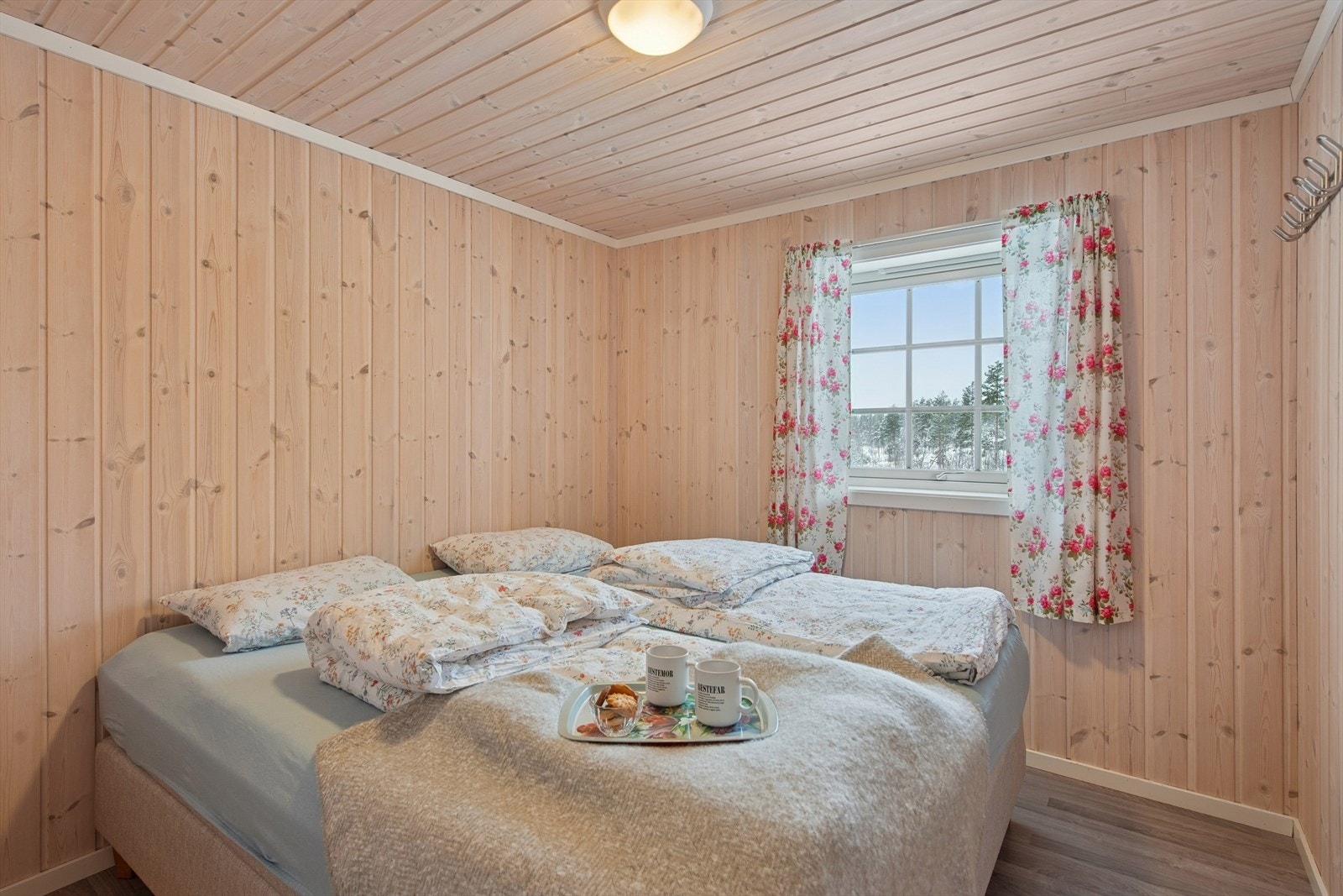 Hytta har tre soverom. Galleribilde