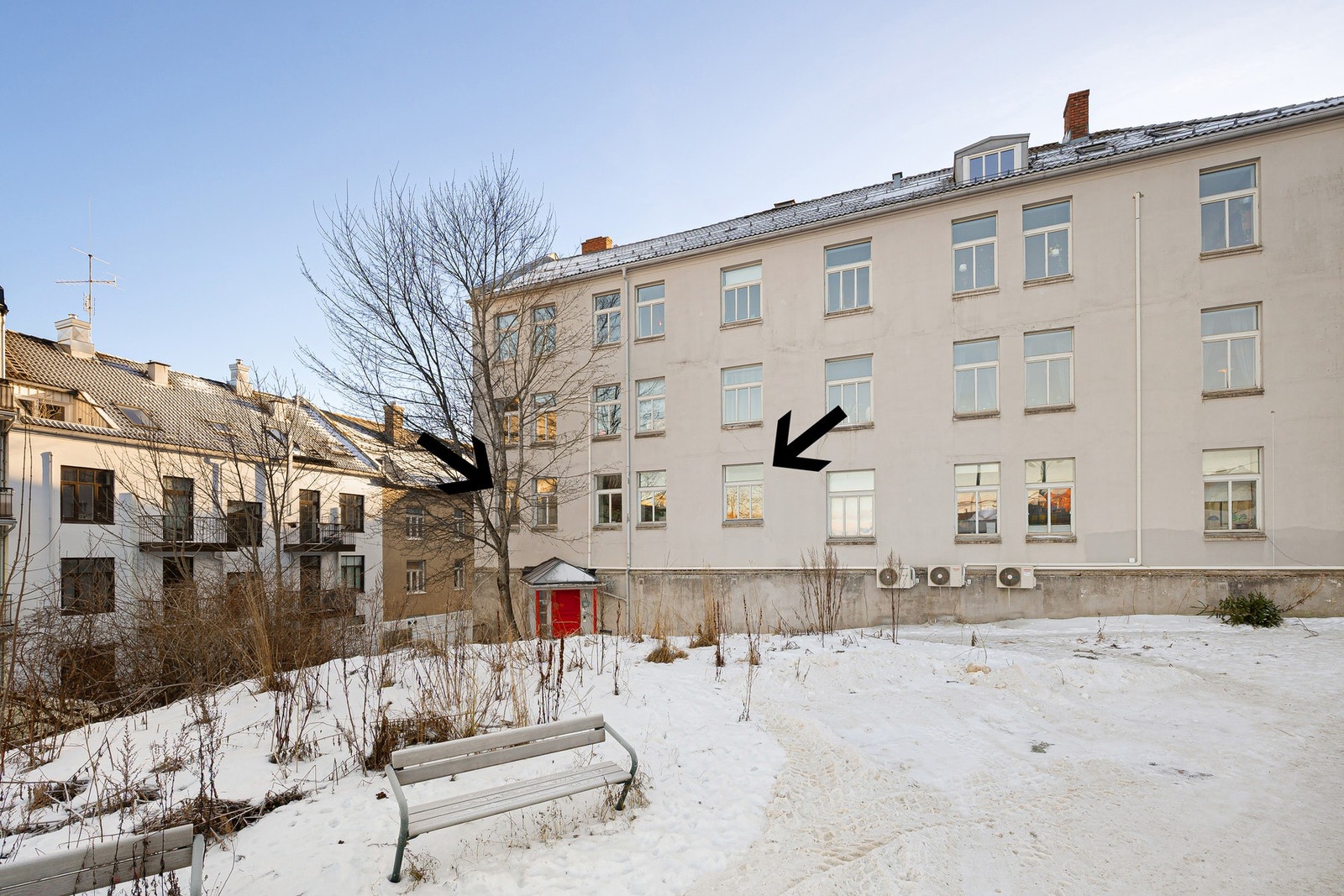 Fasade. Bygården ble oppsatt i 1911. Galleribilde