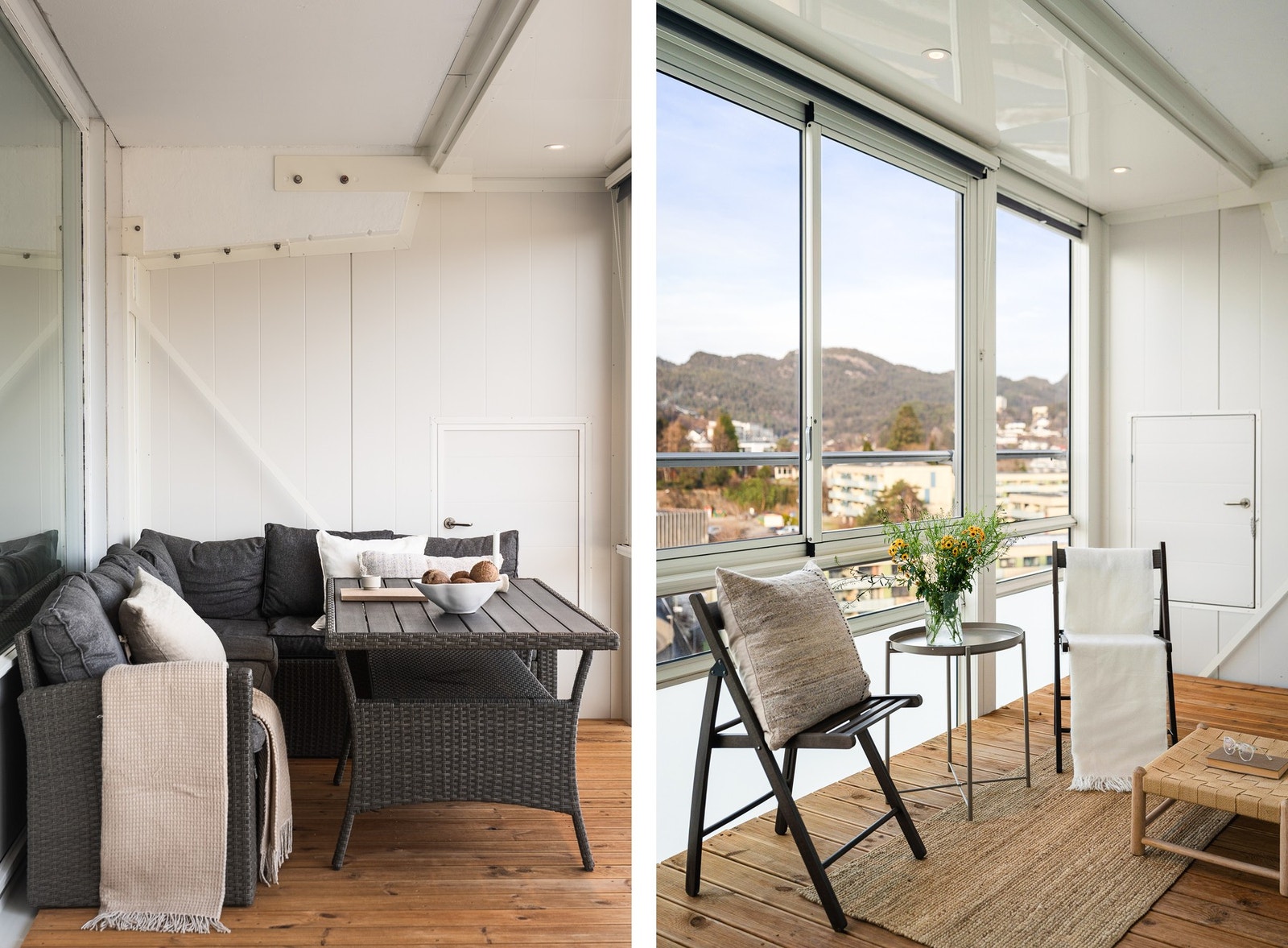 Her er det god plass til utemøbler. Galleribilde