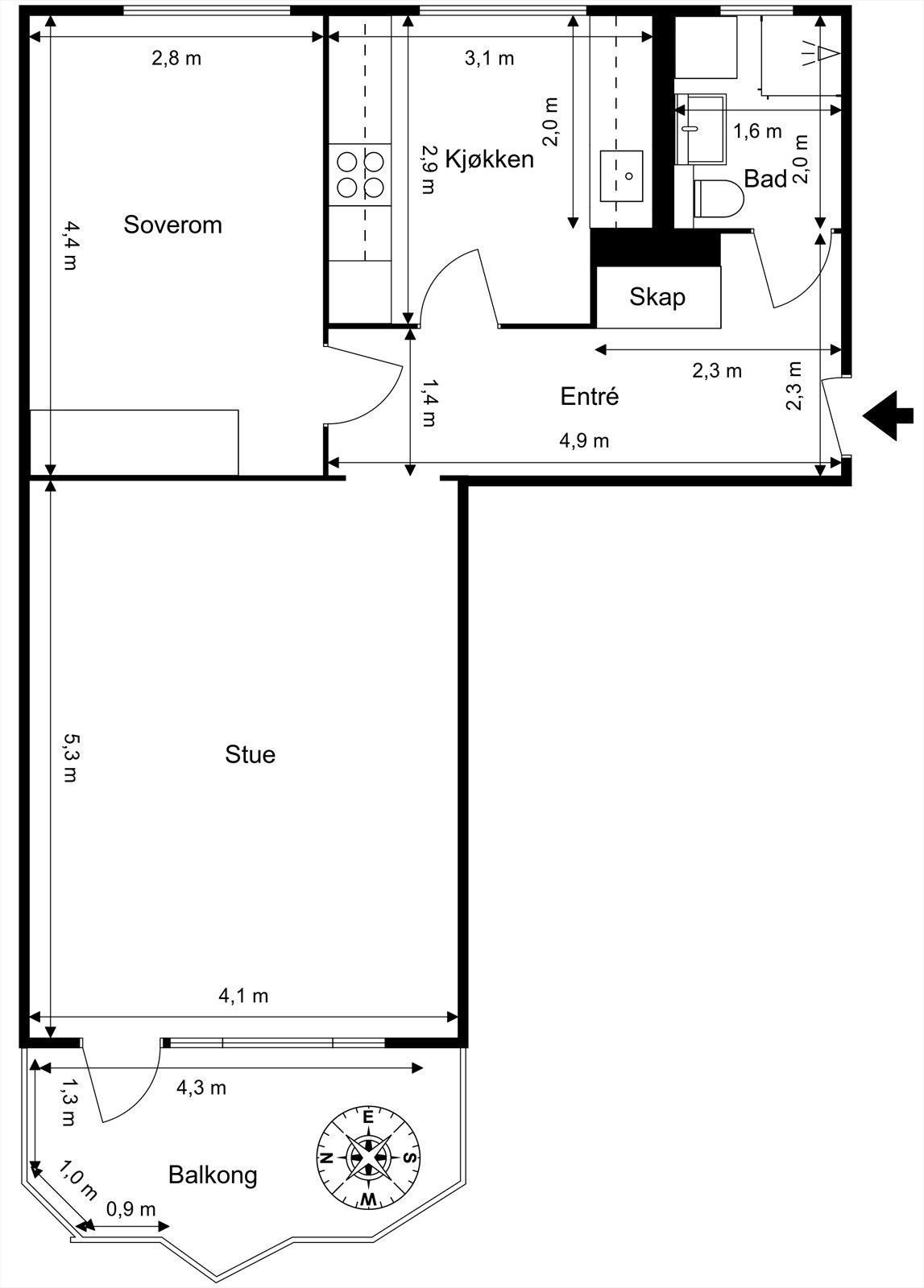 - Planløsning - Galleribilde