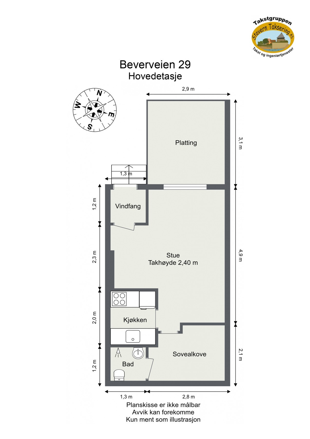 Plantegning - Praktisk og funksjonabell romløsning Galleribilde