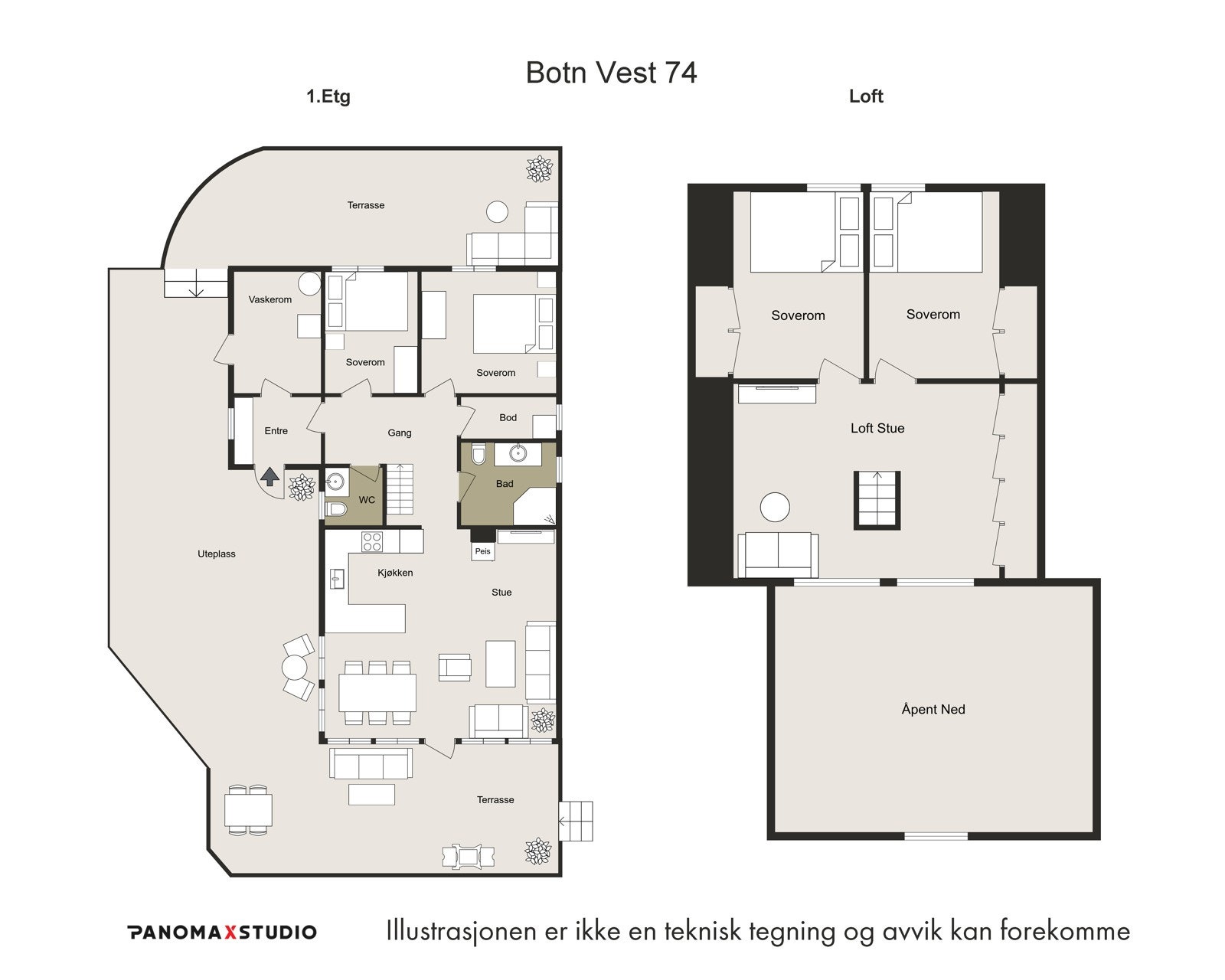 Plantegning. Galleribilde