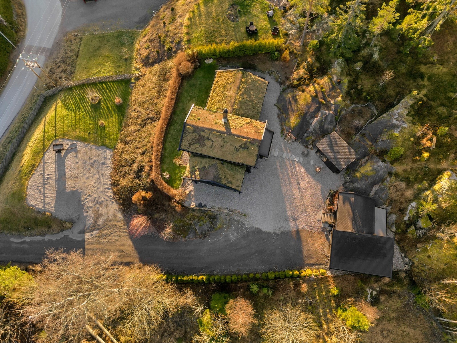 Dronefoto Galleribilde