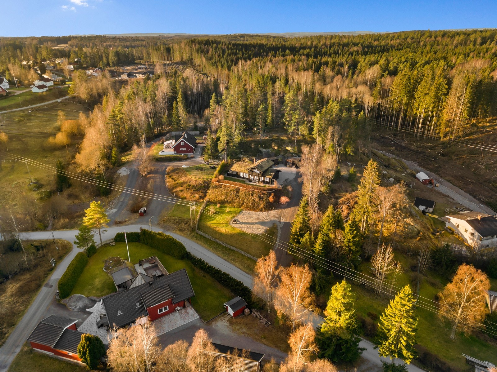 Dronefoto Galleribilde