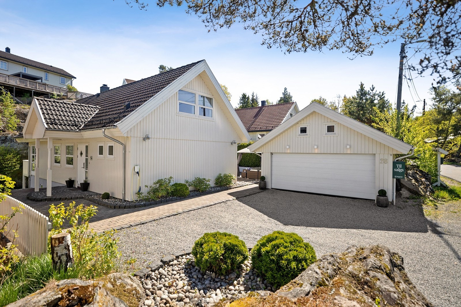 Velkommen til Alex Olssons vei 28 - Presentert av Eiendomsmegler Anniken Øderud/Krogsveen. Foto: Per O. Skjellnan v/Efkt Galleribilde