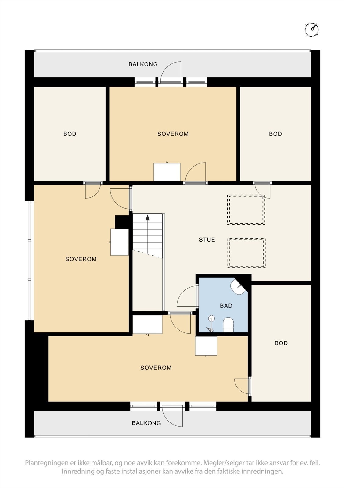 Plantegning 2.etg. Galleribilde
