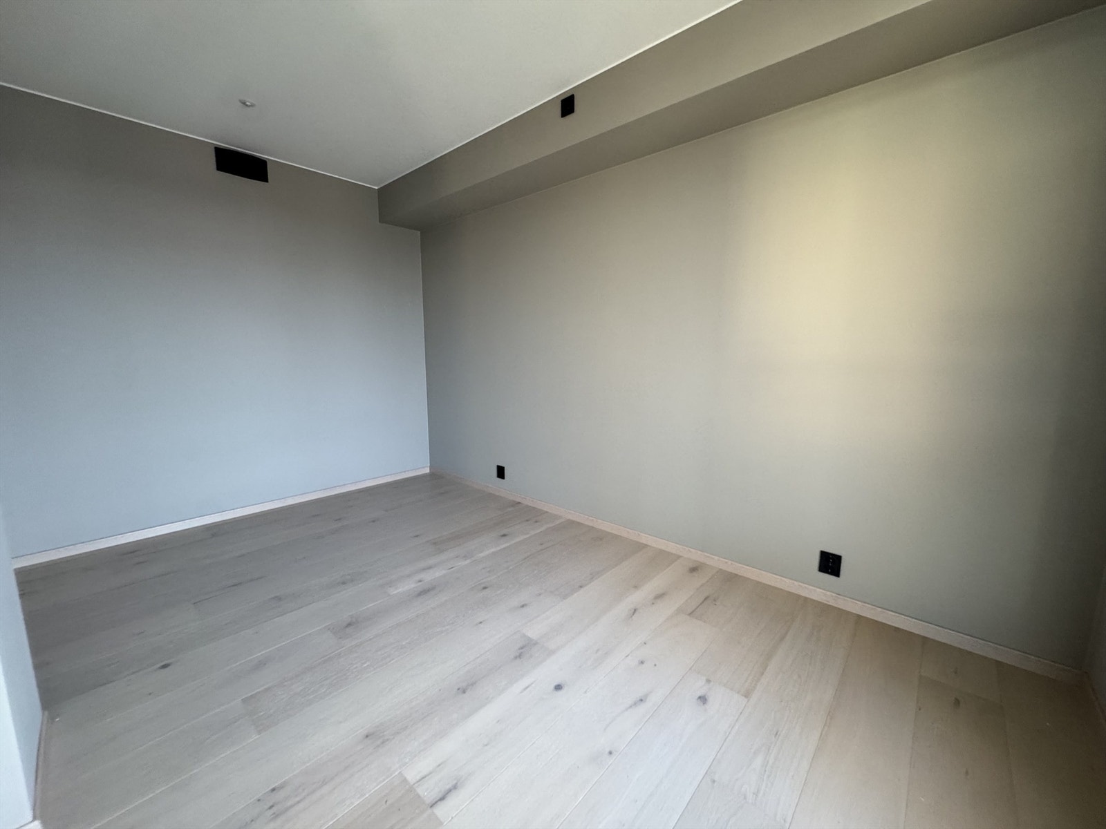 Soverom 3/TV-stue er på ca. 11,4 m². Bilde fra byggeplass, 29/1-26. Galleribilde