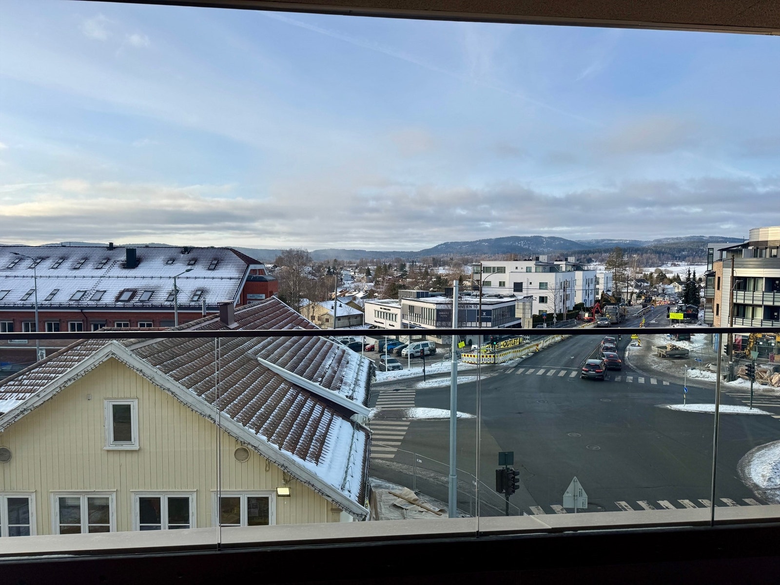 Bilde fra byggeplass, 29/1-26. Galleribilde