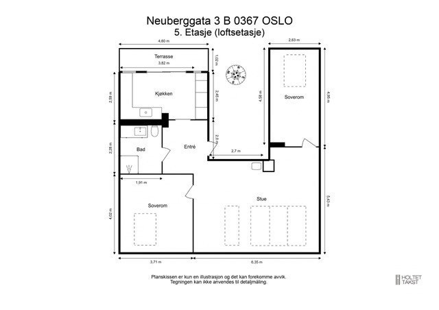 Gjennomgående bolig med svært god planløsning Galleribilde