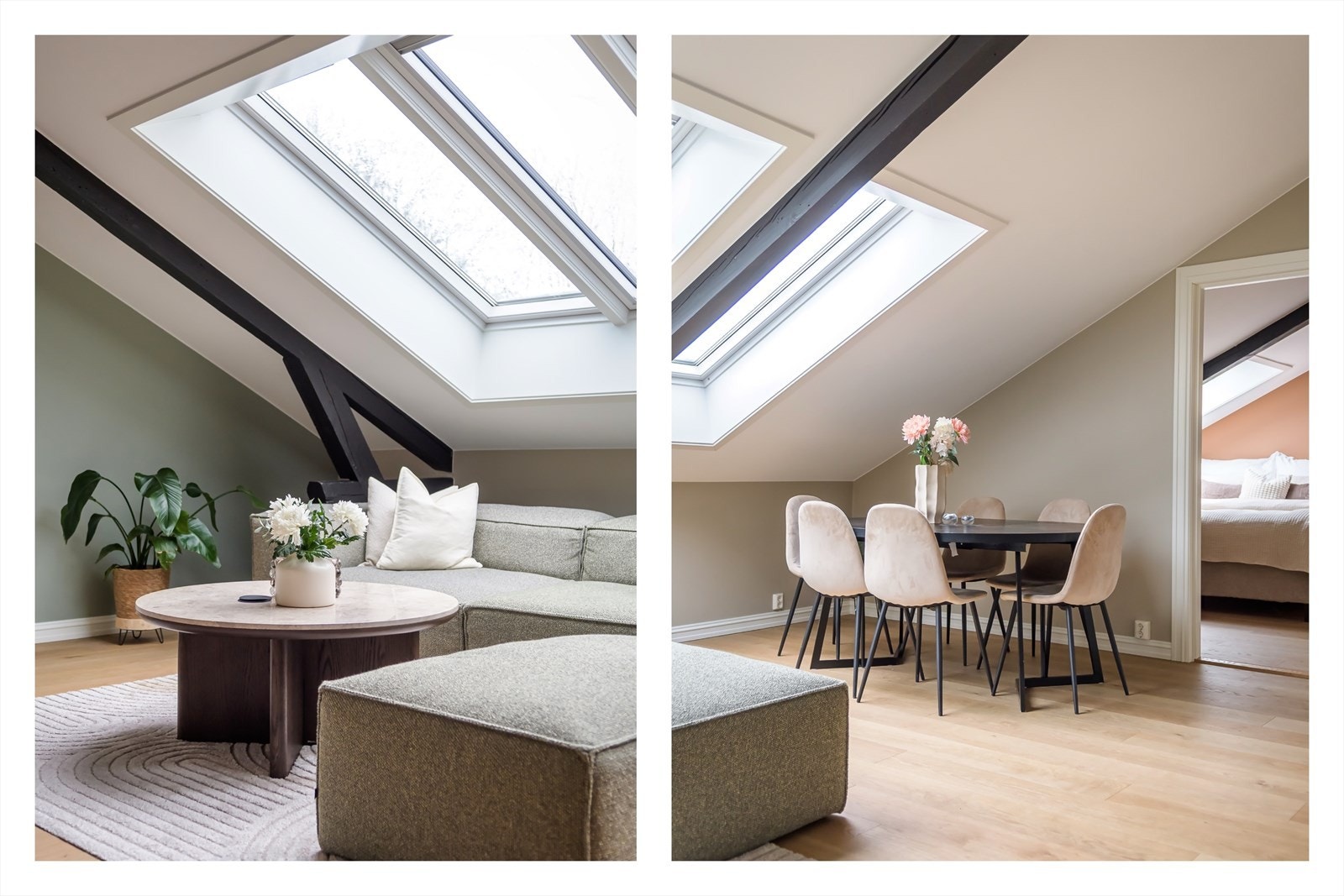 God plass til både spiseseksjon og tv-del Galleribilde