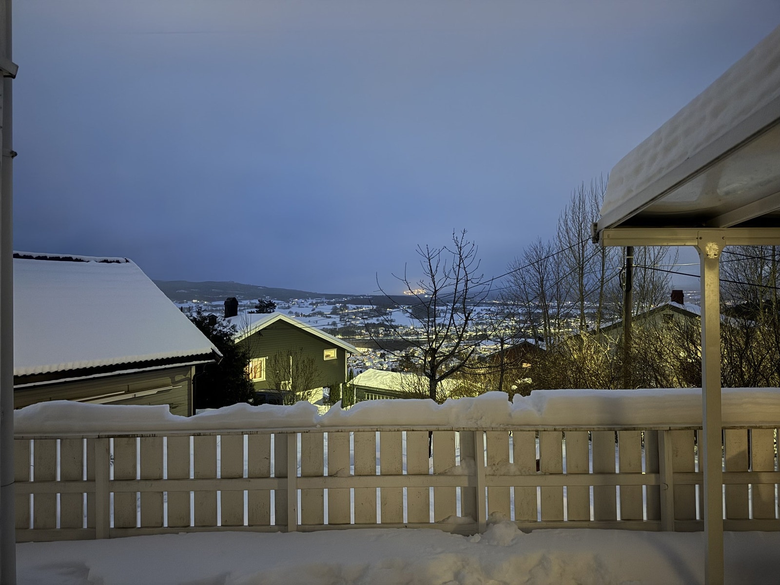 Utsikt fra stue Galleribilde