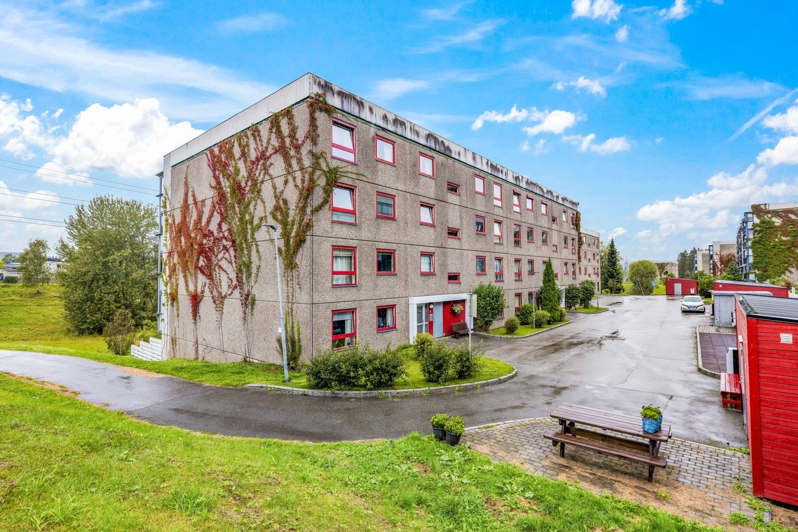 Sommerbilder av borettslaget. Galleribilde