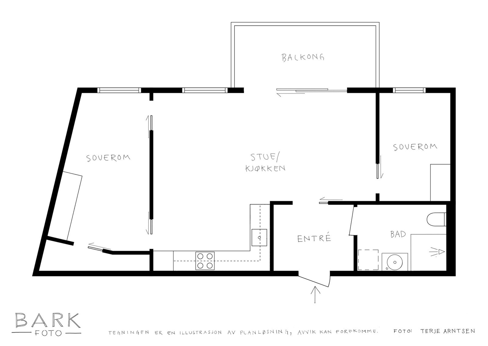 Plantegning Galleribilde