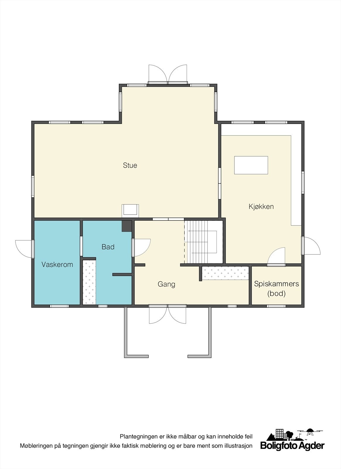 Planskisse - 1. etasje Galleribilde