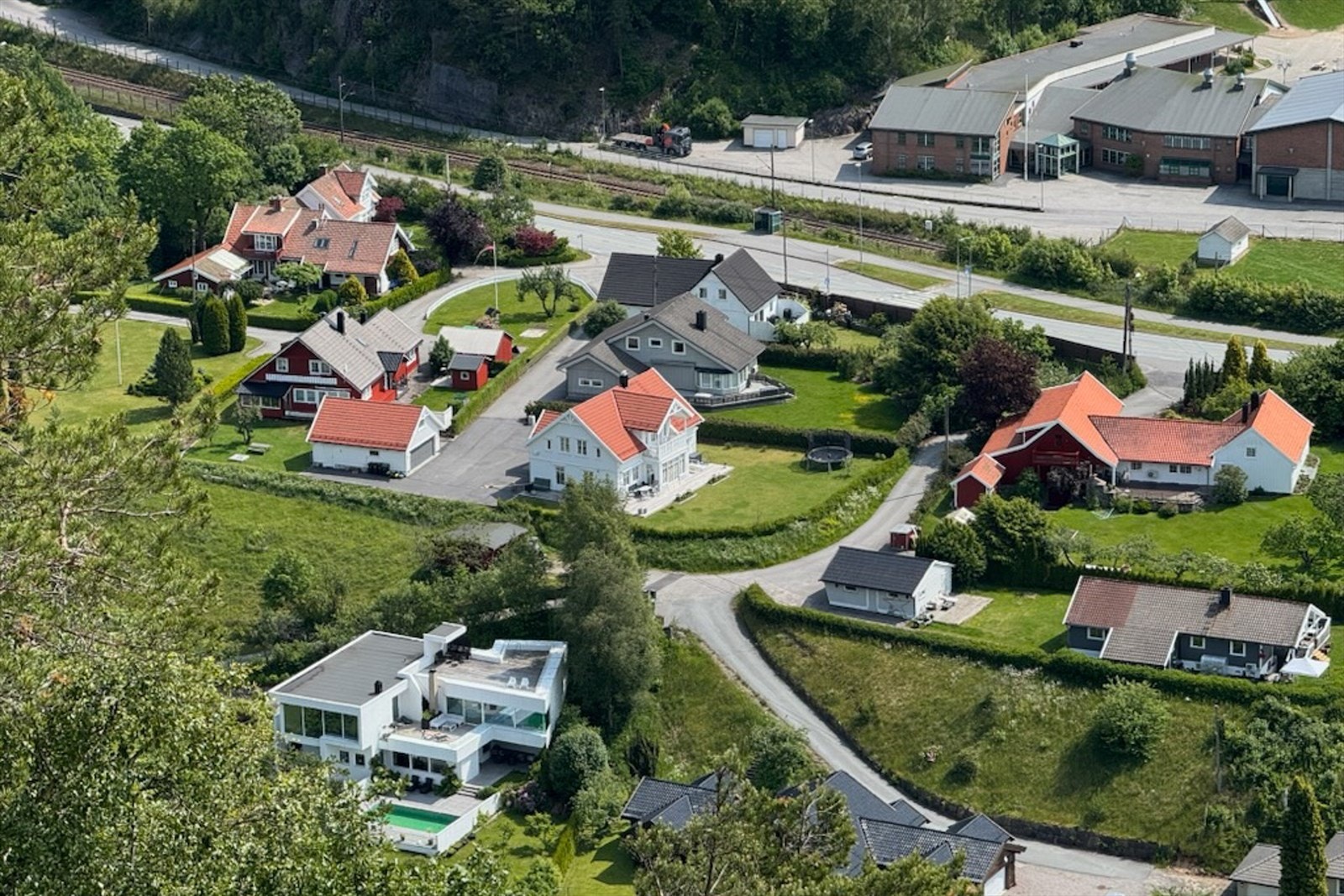 Flyfoto fra arkivet Galleribilde