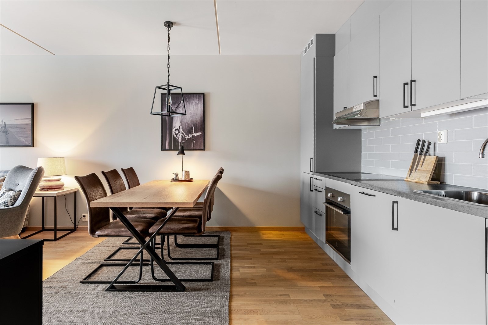 En moderne 3-roms fritidsleilighet i et ettertraktet og nyere bygg fra 2020. Galleribilde