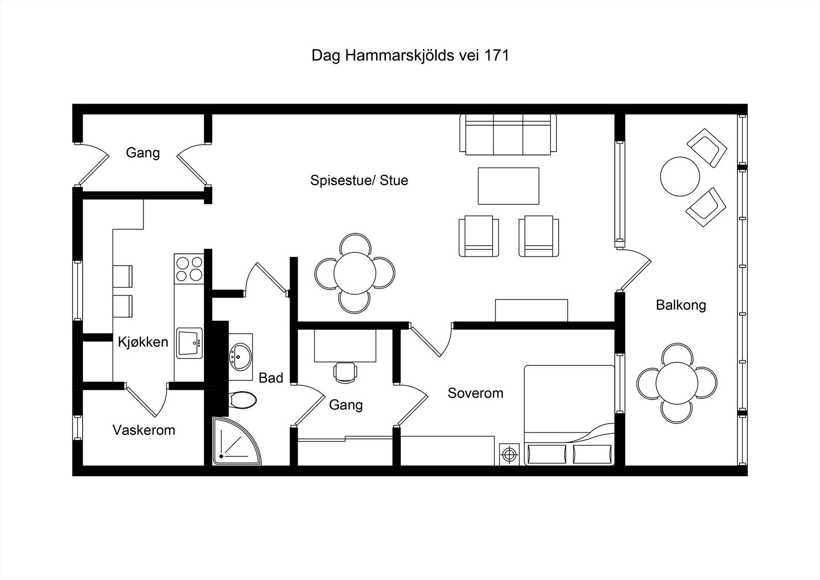 Planskisse Galleribilde