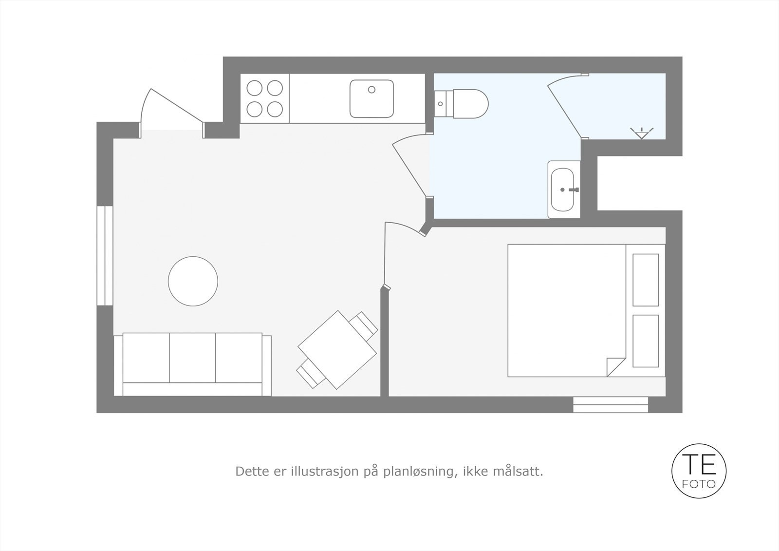 Plantegning. Galleribilde