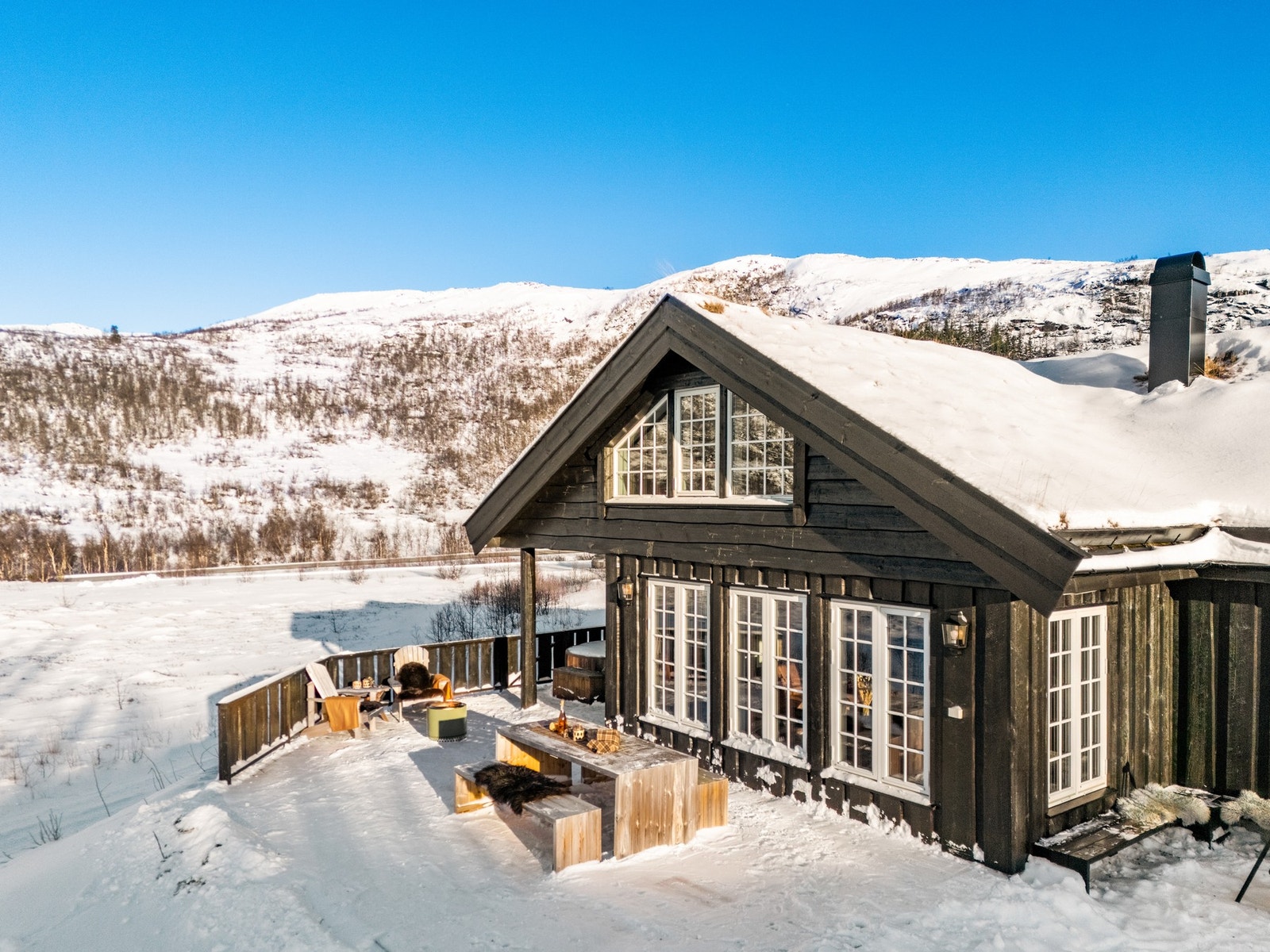 Gode solforhold og fine utearealer Galleribilde