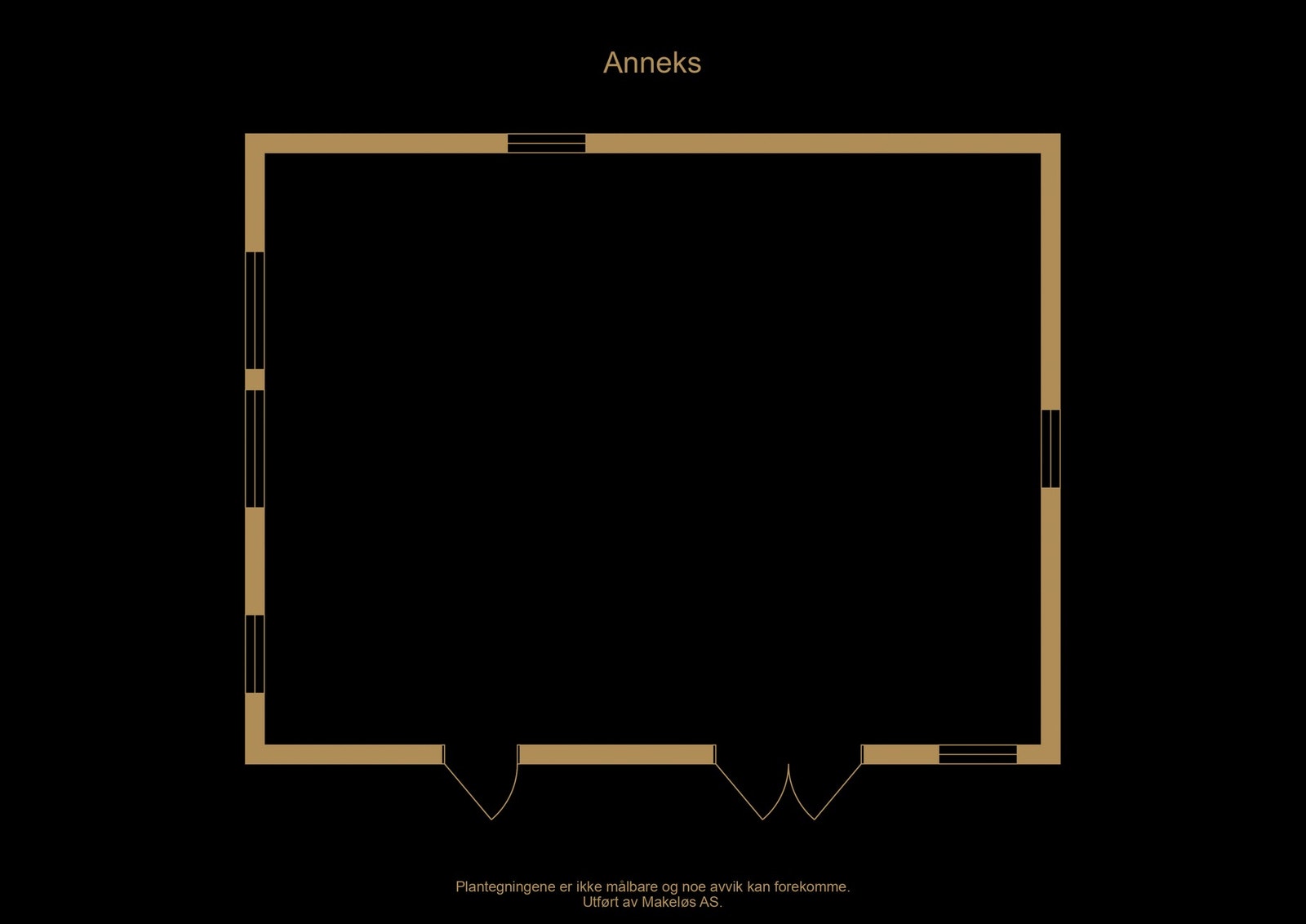 Plantegning anneks - illustrasjon, avvik kan forekomme Galleribilde