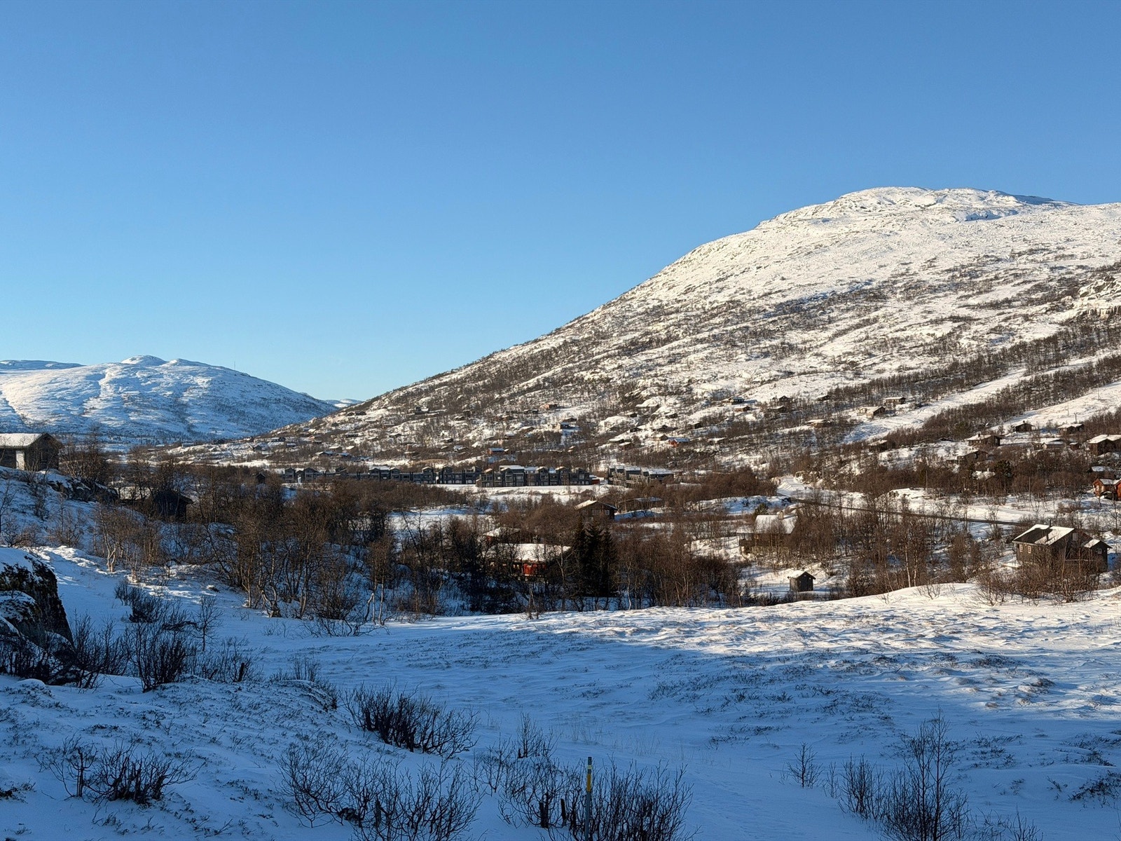 Flott utsikt fra stuen Galleribilde